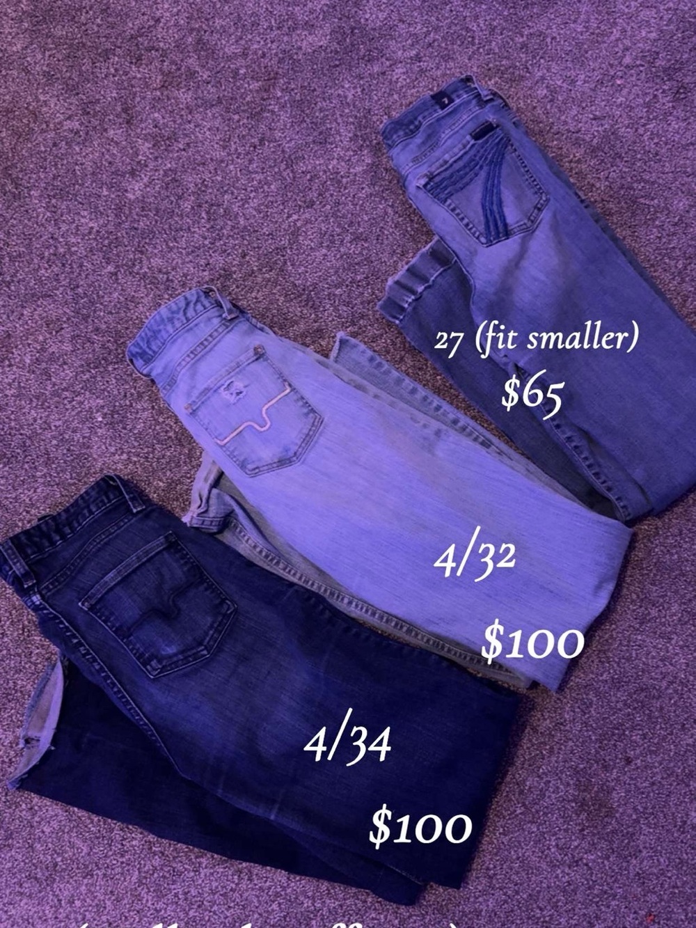 Kimes Ranch Womenโs Skinny Jeans - Light Blue, Medium Blue, Dark Blue